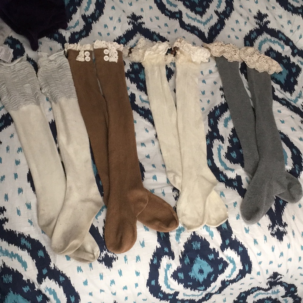 Thigh high sock bundle